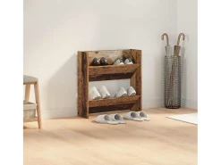Zapateros de pared Madera vieja 60 x 18 x 60 cm