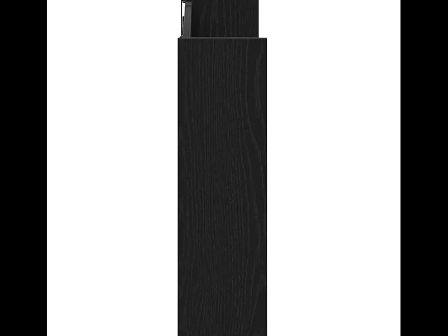 Zapateros de pared Roble negro 60 x 18 x 60 cm