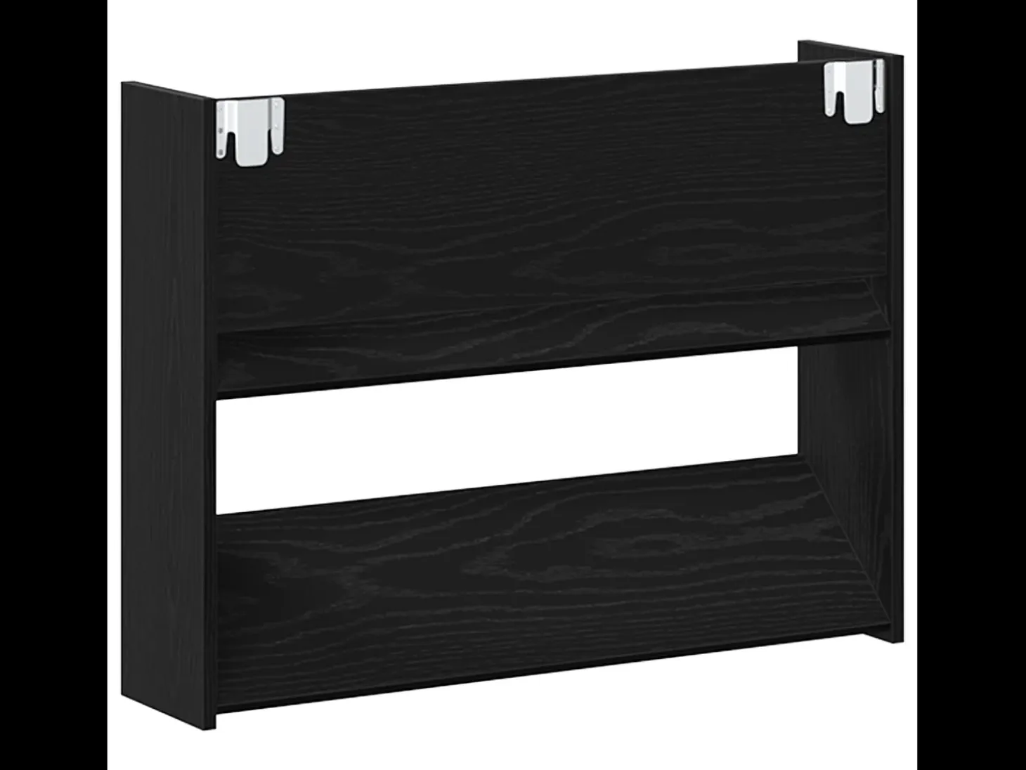 Zapateros de pared Roble negro 60 x 18 x 60 cm