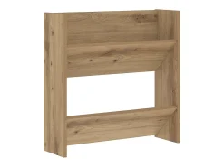 Zapateros de pared, roble artesanal, 60 x 18 x 60 cm