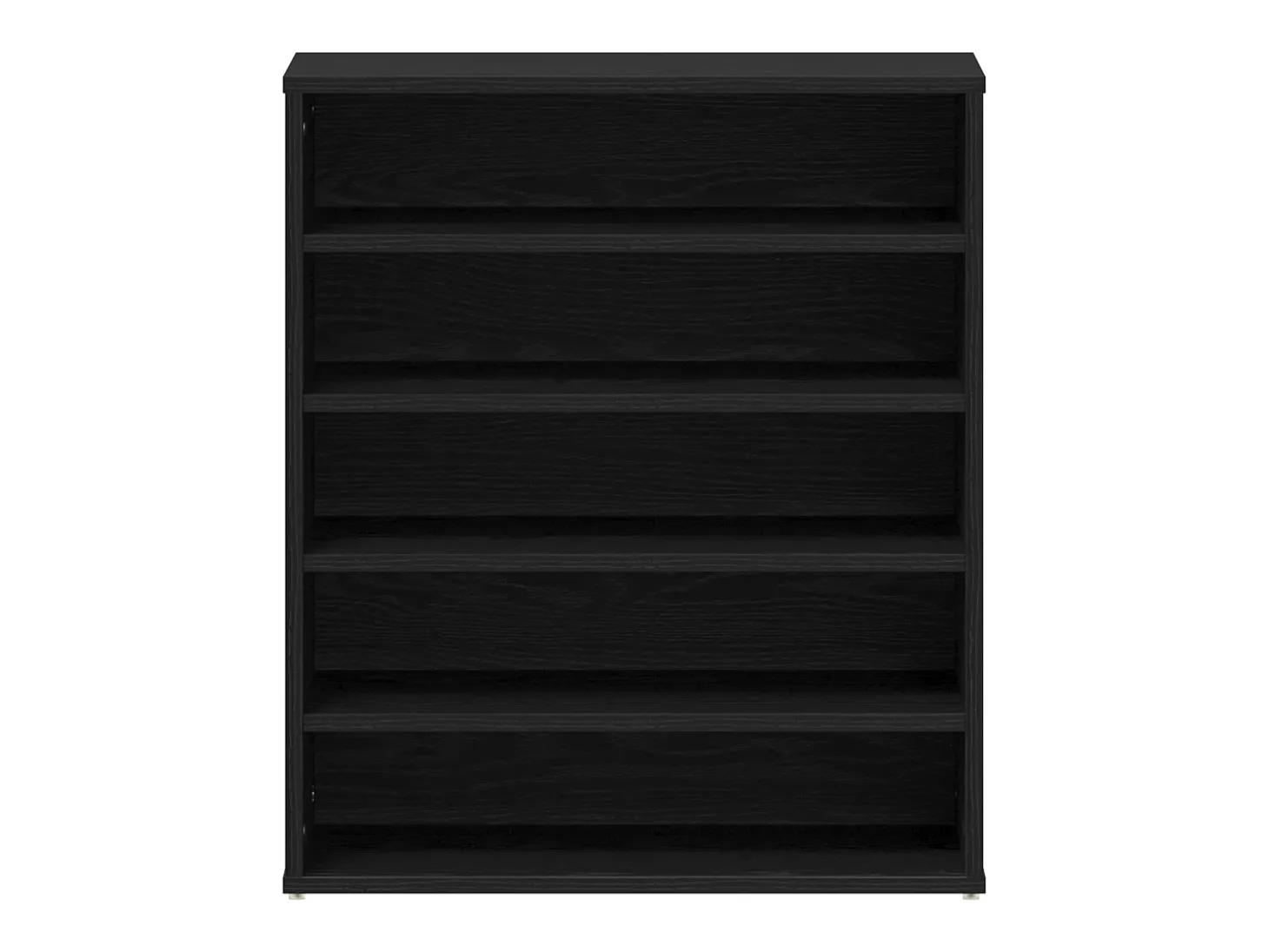 Zapateros Roble negro Madera de ingeniería 60 x 35 x 70 cm
