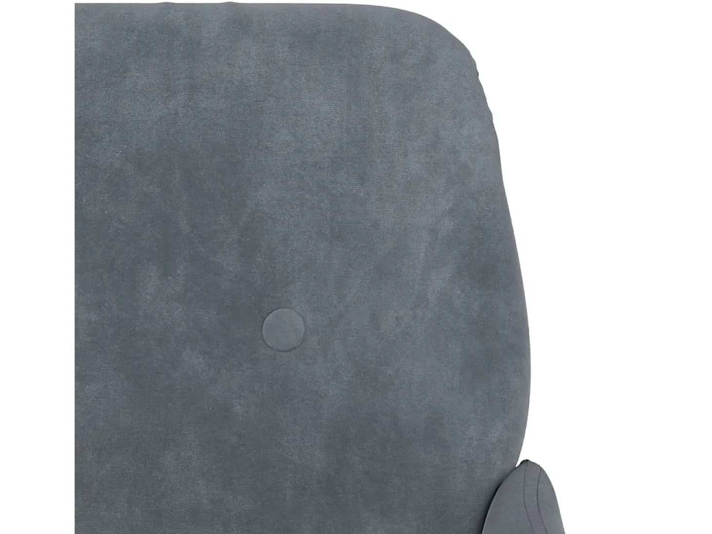 Zarina Sillón de terciopelo gris oscuro 62x79x79 cm