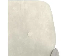 Zarina Sillón de terciopelo crema 62x79x79 cm