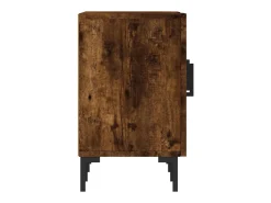 Zendra Mueble de TV madera de ingeniería roble ahumado 150x30x50 cm