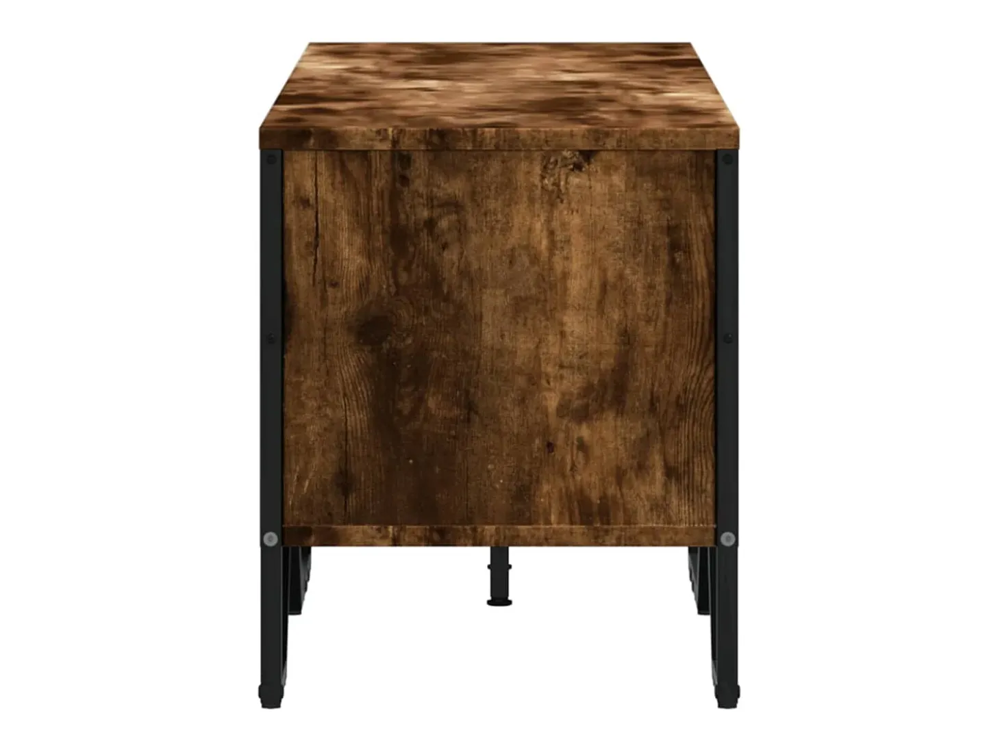 Zylar Mueble de TV madera de ingeniería roble ahumado 122x34x41 cm